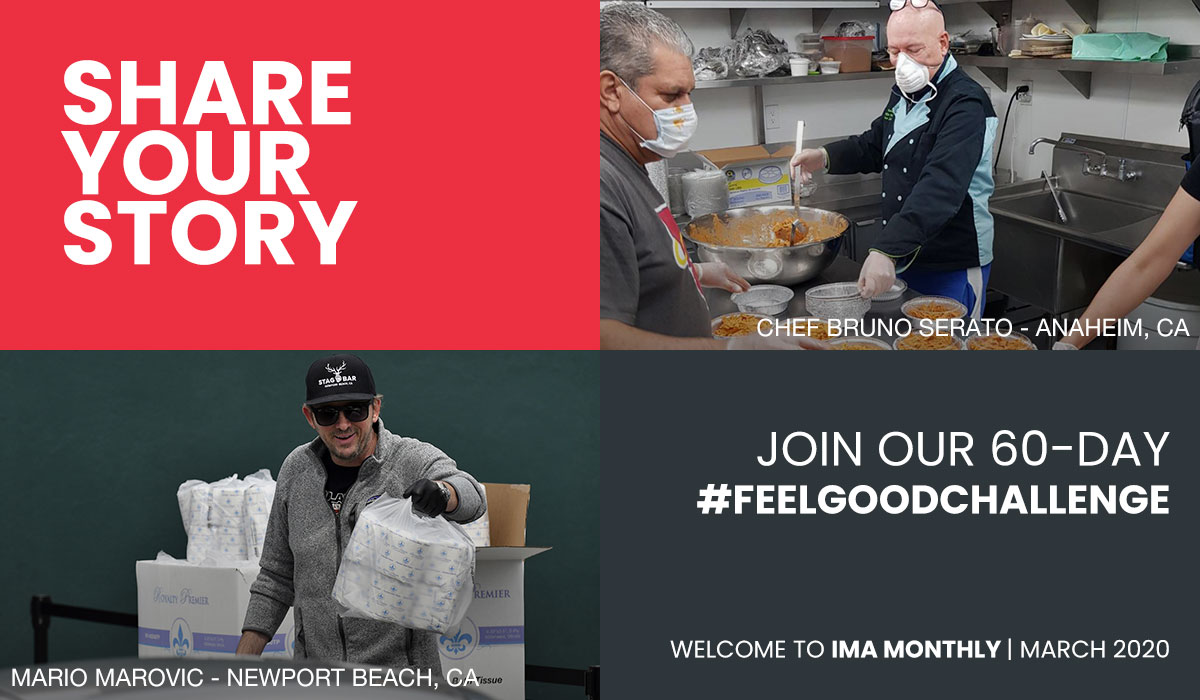 Share Your Story for IMA's #feelgoodchallenge